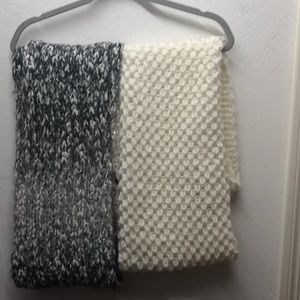 Two Infinity scarves